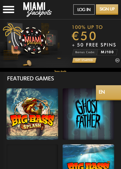 Miami Jackpots Casino Mobile screenshot